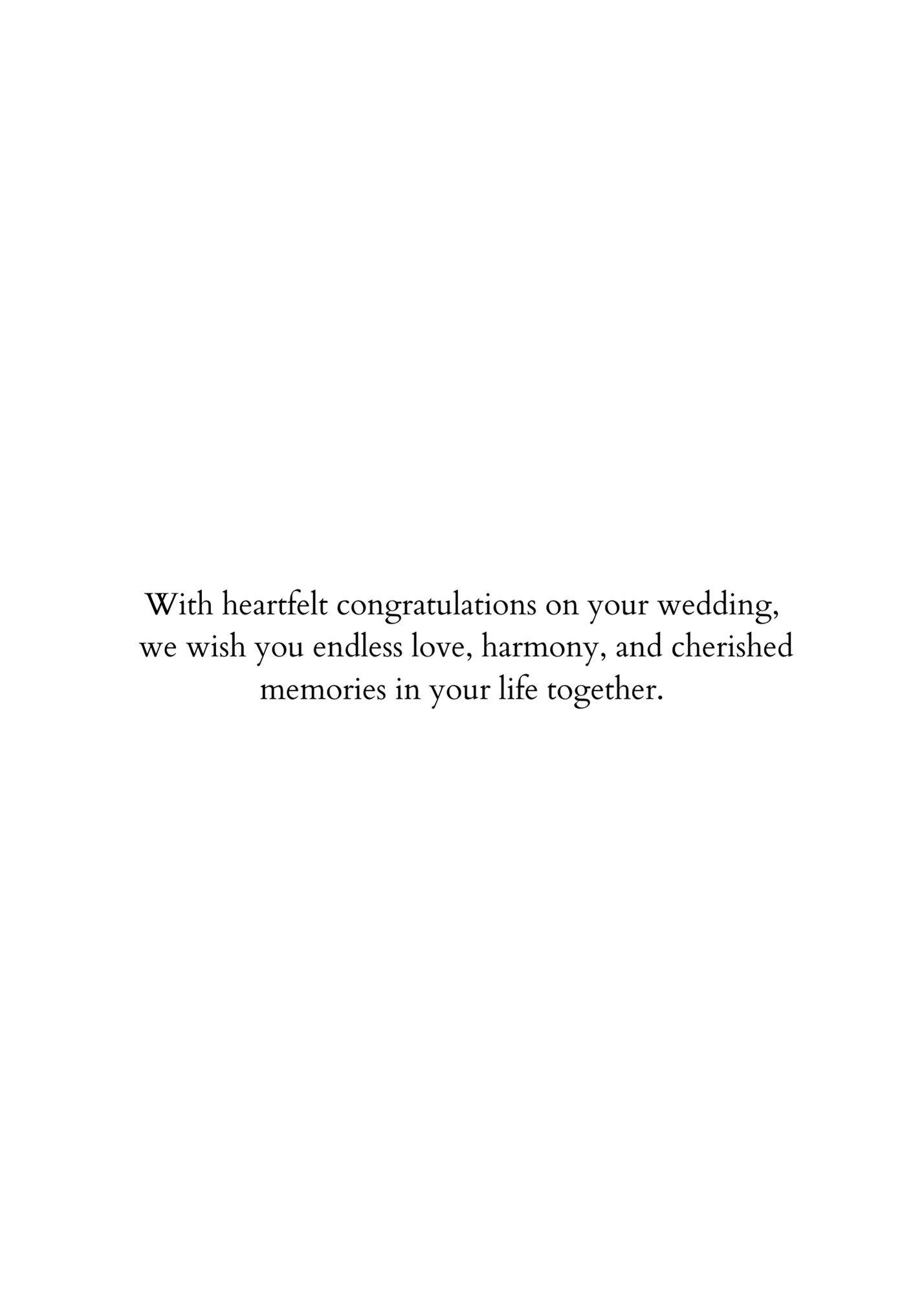 Love Always Wins – Wedding Greeting Card