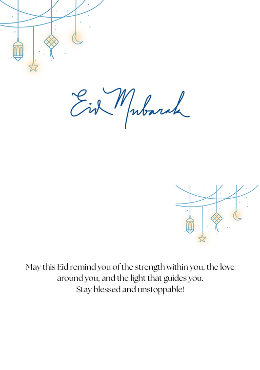 Eid Mubarak Greeting Card - Mellow Melon