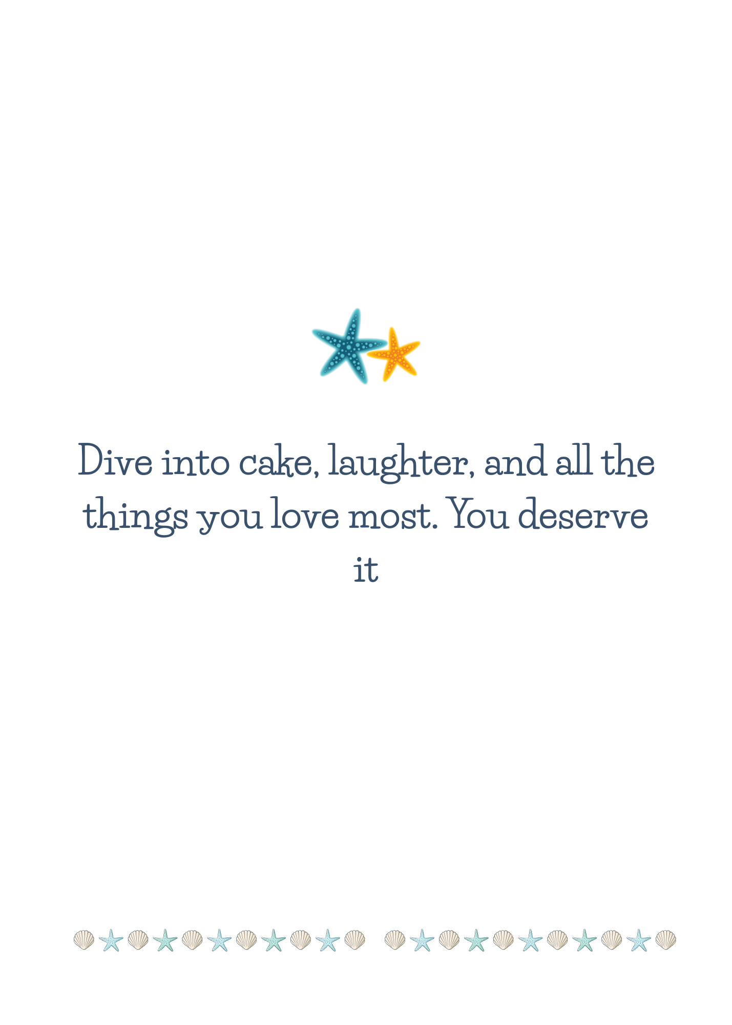 Shell-abrate Your Birthday