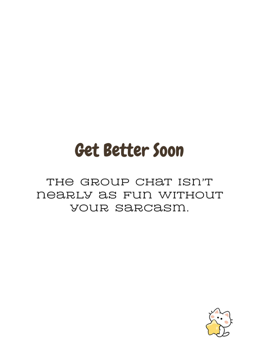 Hope You Recover Fast!