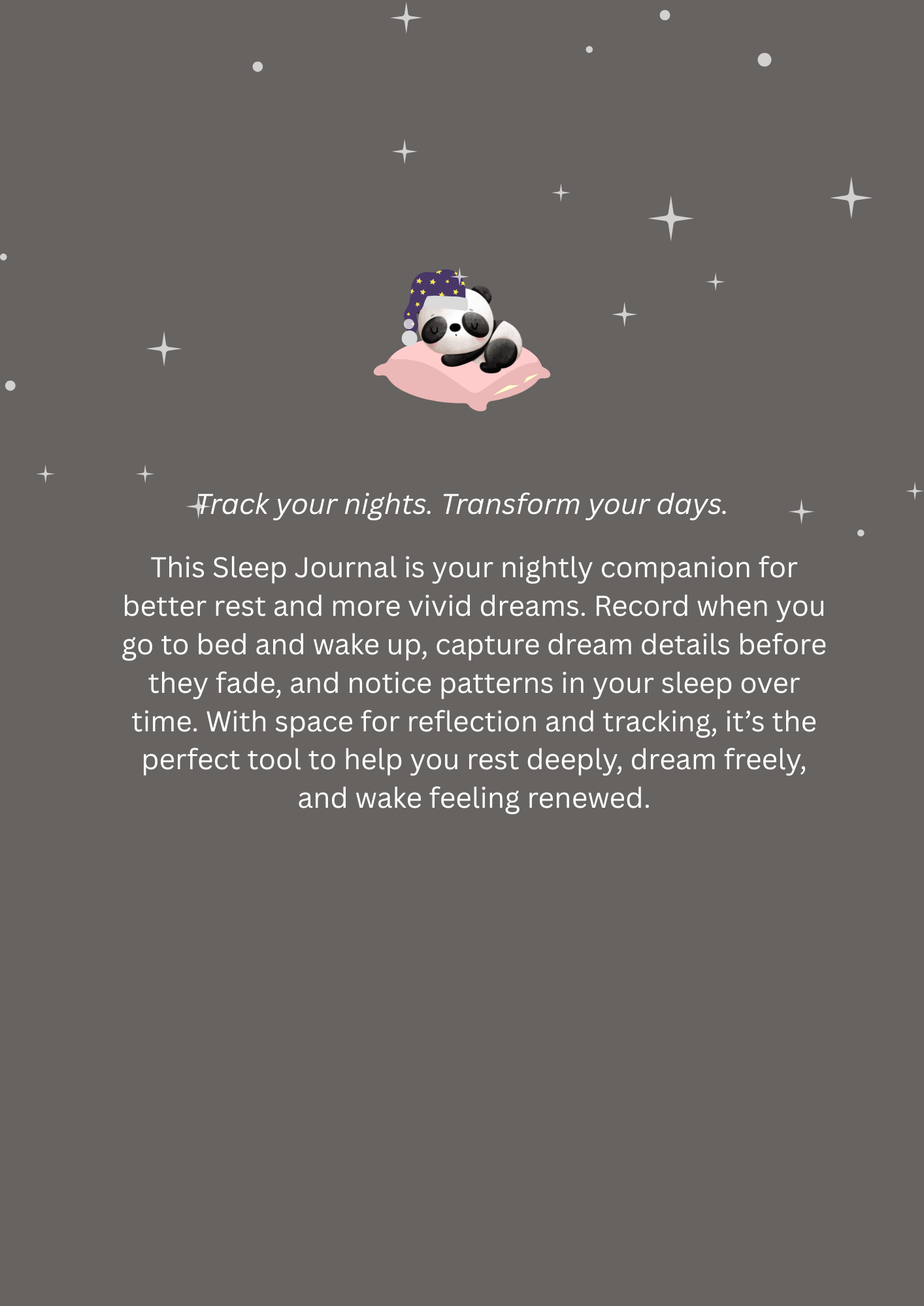 The Dream Journal
