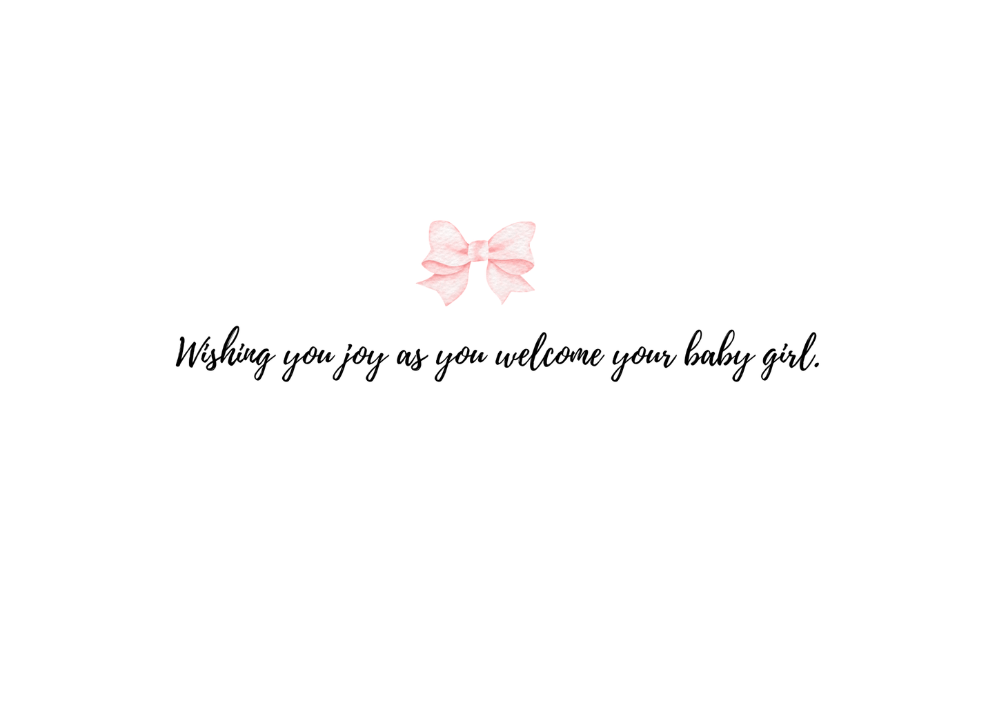 💗 Oh So Cute – New Baby Girl Greeting Card 💗