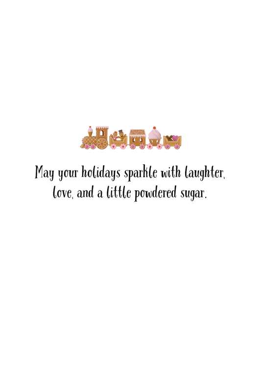 Baking Spirits Bright- Christmas Greeting Card
