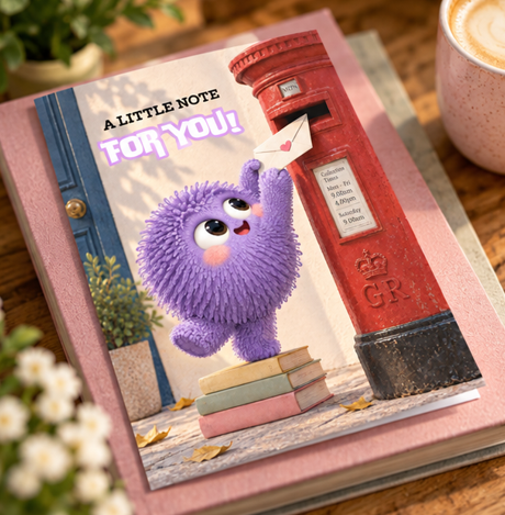 A Little Note For You – Cute Just Because Greeting Card