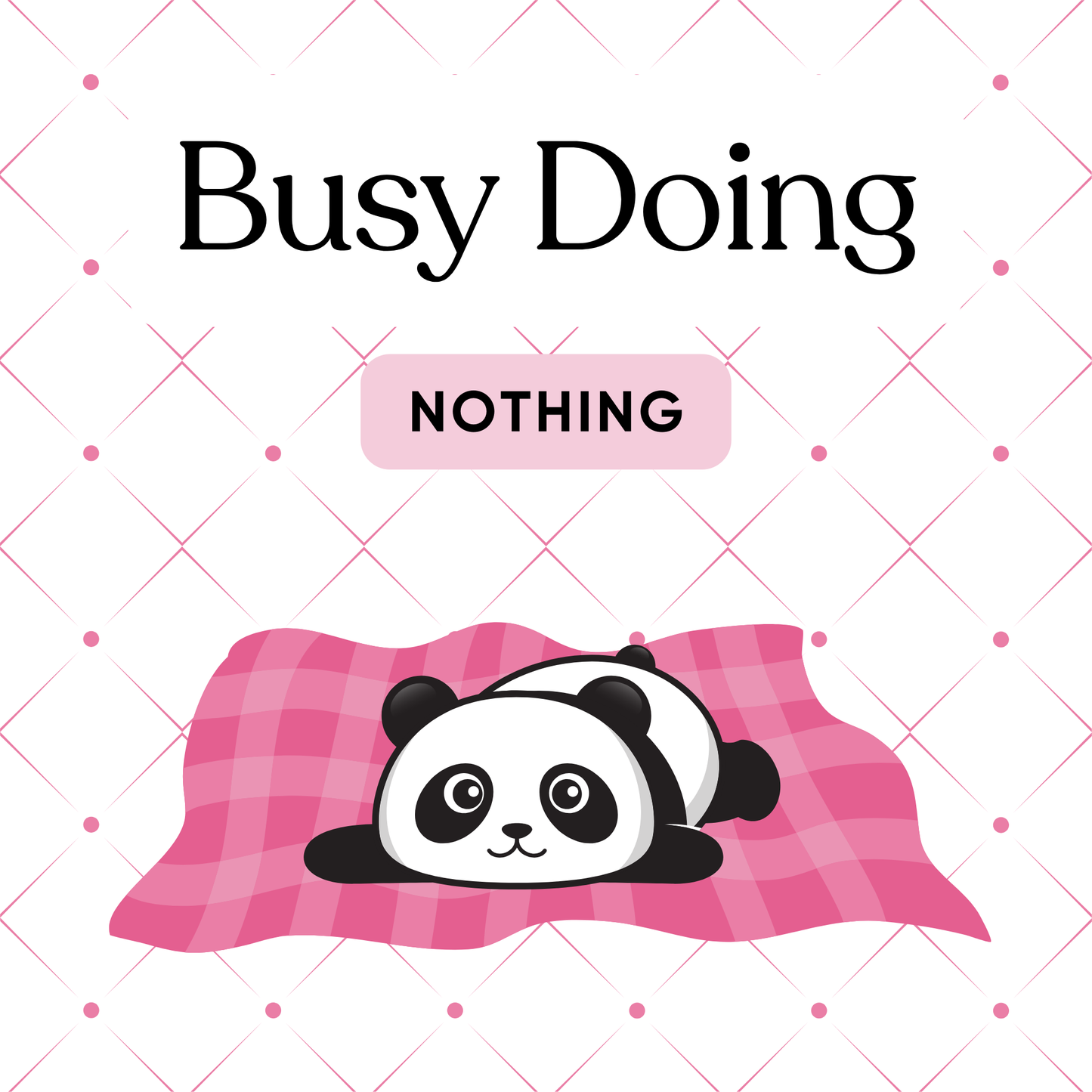 Busy Doing Nothing - Canvas Print - Mellow Melon