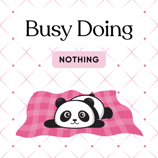 Busy Doing Nothing - Canvas Print - Mellow Melon