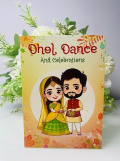 Dhol, Dance & Celebrations – Funny Desi Wedding Card