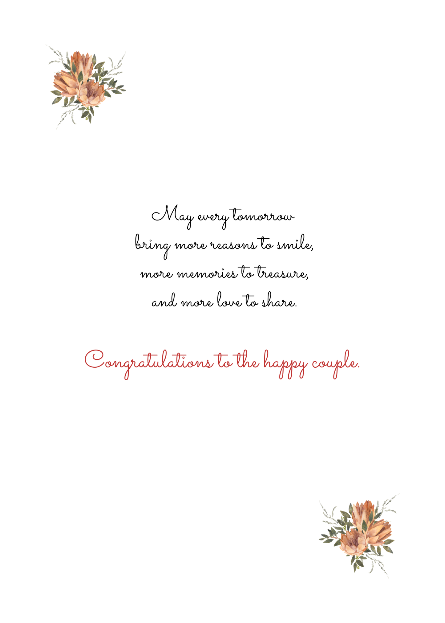 Made For Forever – South Asian Wedding Greeting Card