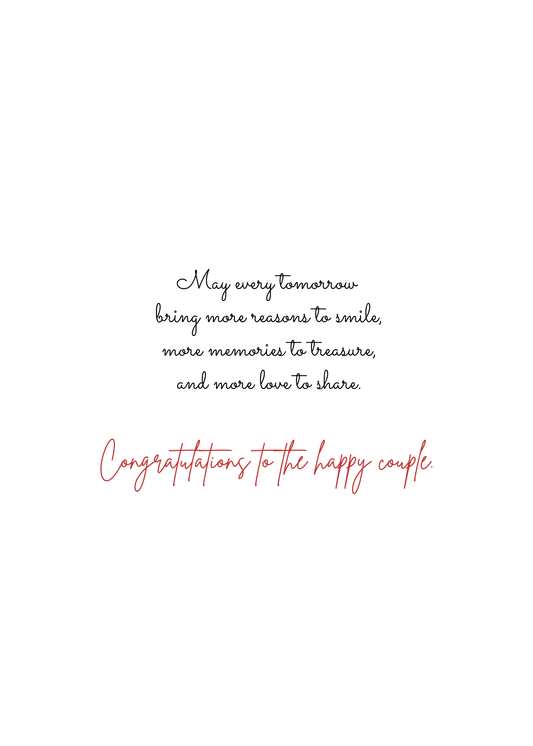 Made For Forever – South Asian Wedding Greeting Card