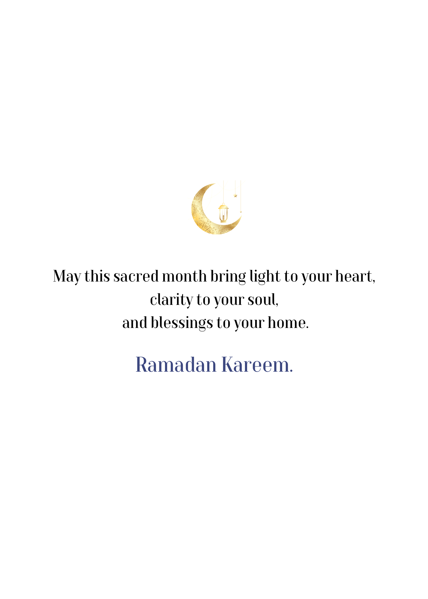 Joyful Ramadan Mubarak Greeting Card for Kids