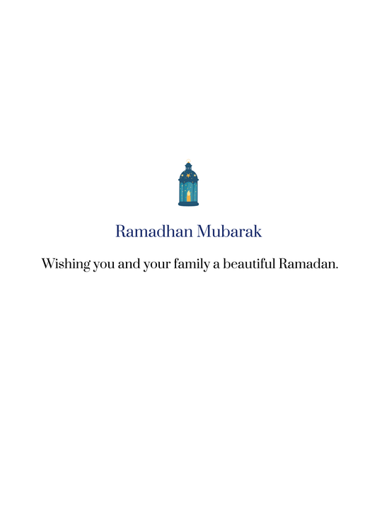 Ramadan Mubarak Kids Greeting Card – Cute Illustrated Design