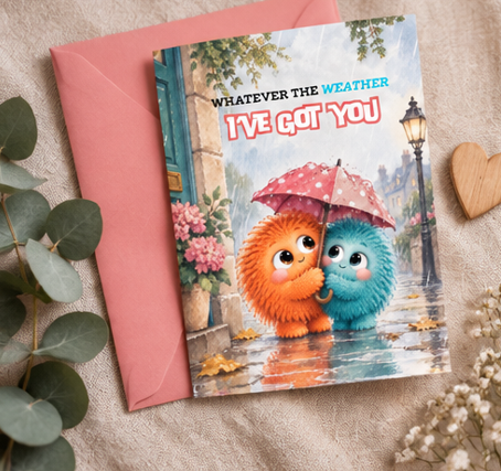 Whatever the Weather, I’ve Got You – Friendship Support Card