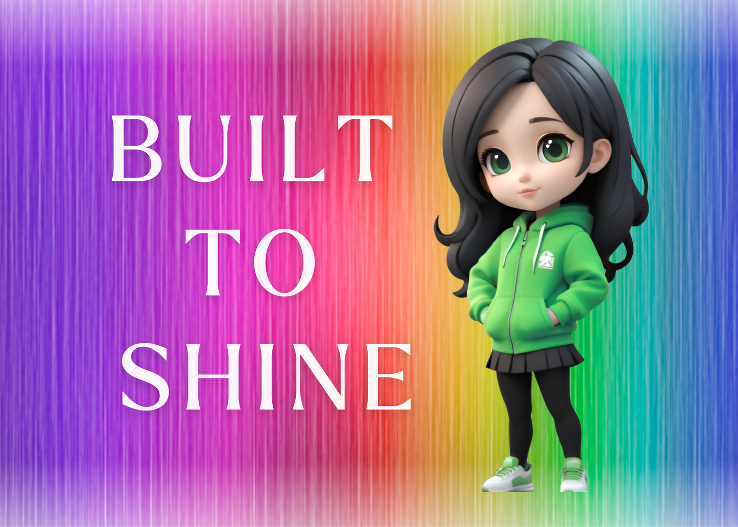 Be Built to Shine Acrylic Prism – Inspirational Motivational Gift (5x7")