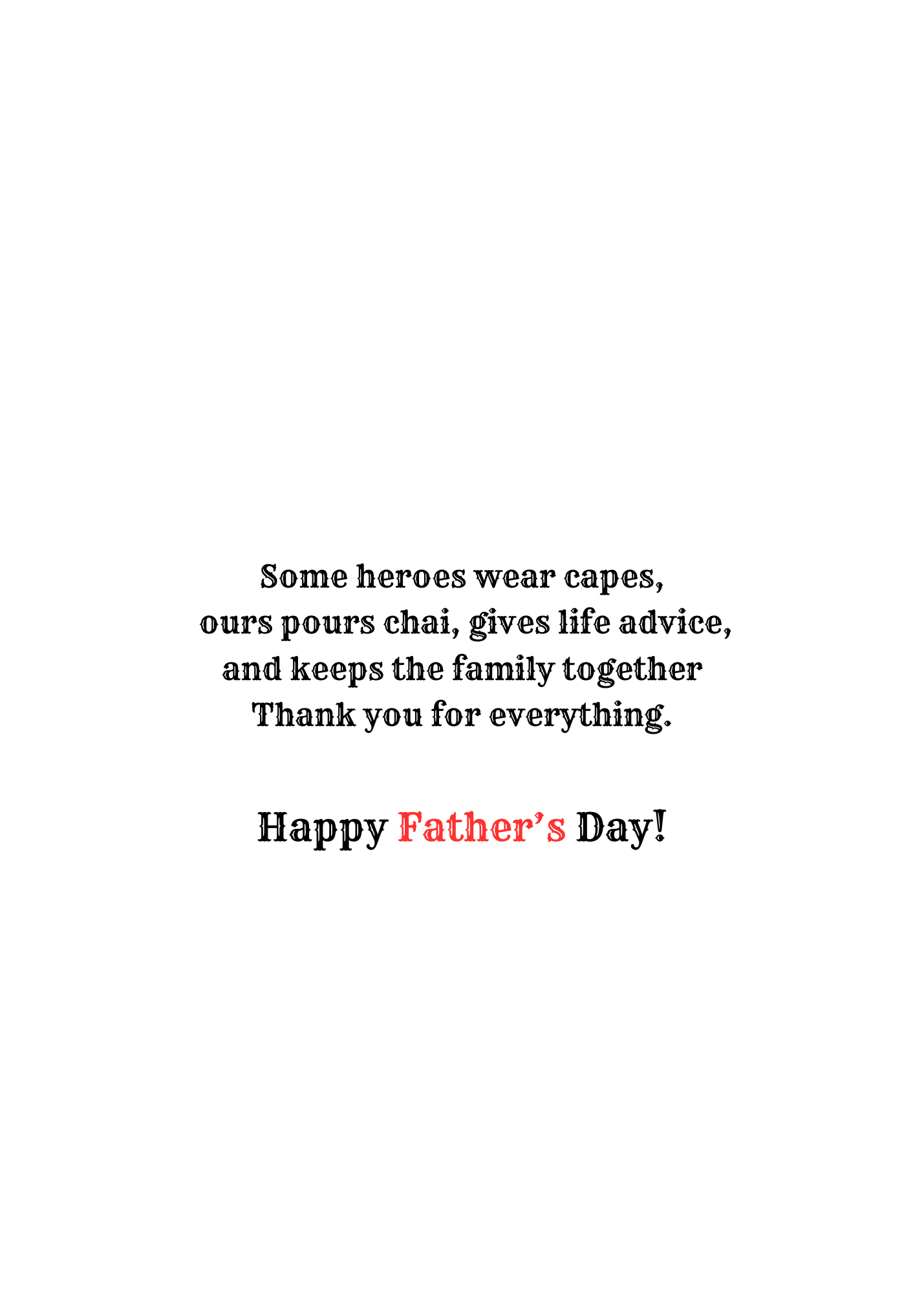 Built With Love, Raised the Desi Way Father’s Day Greeting Card – Funny Dad Card