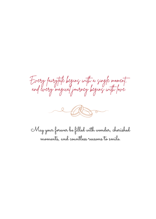 Every Love Story Is Magical – South Asian Wedding Greeting Card