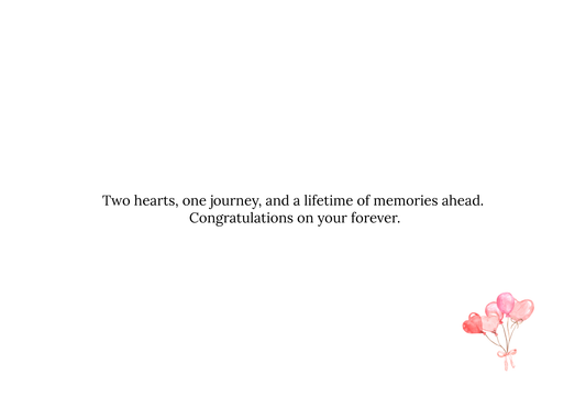 Love, Laughter & Congratulations – Wedding Bear Couple Card