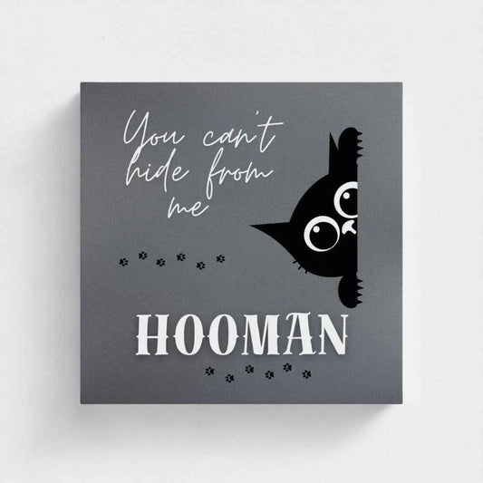 🐾 You Can’t Hide from Me, Hooman – Canvas Print