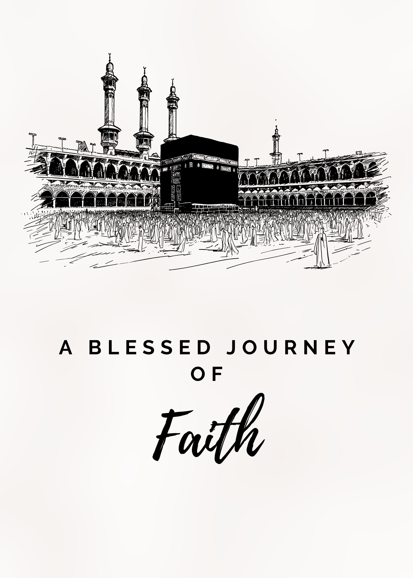 A Blessed Journey of Faith – Hajj & Umrah Greeting Card
