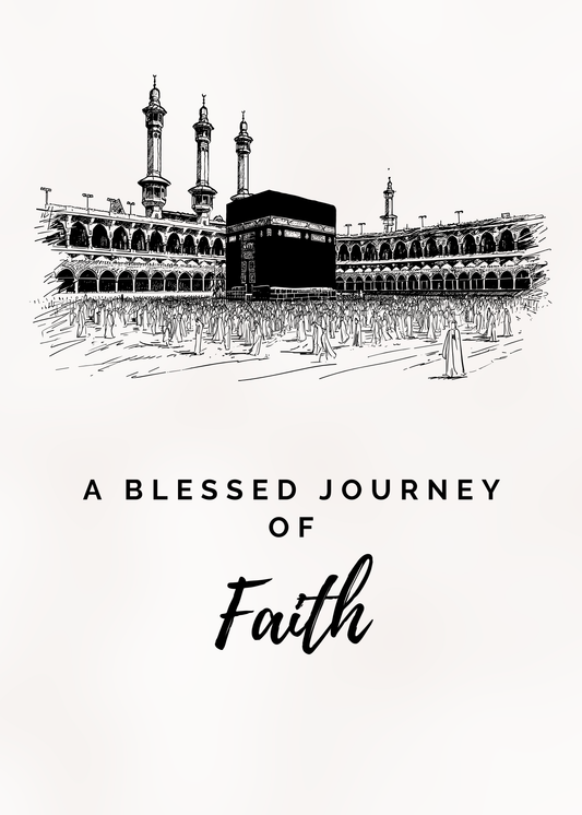 A Blessed Journey of Faith – Hajj & Umrah Greeting Card
