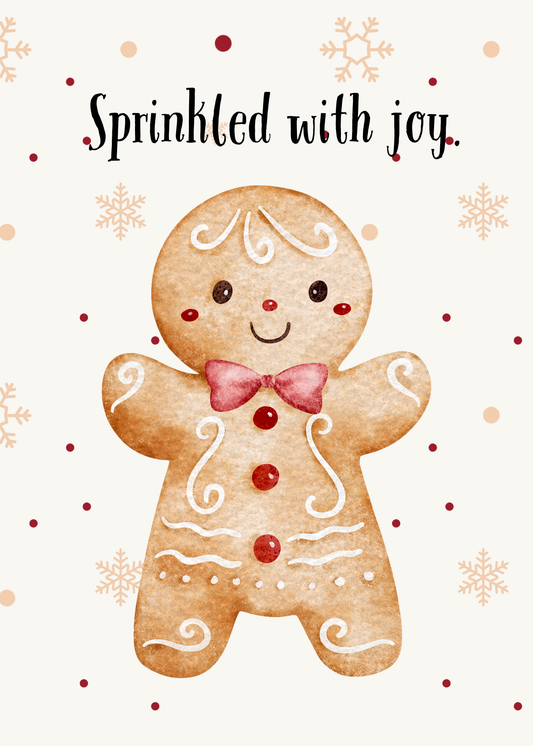 Sprinkled with Joy – Christmas Greeting Card