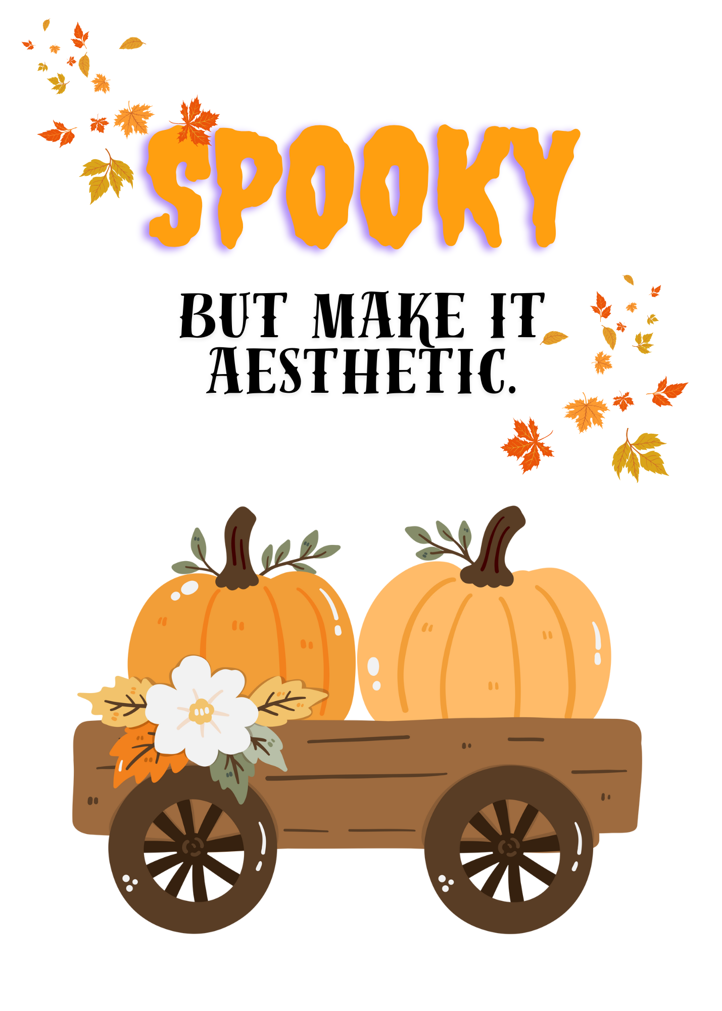 Spooky, But Make It Aesthetic – Greeting Card
