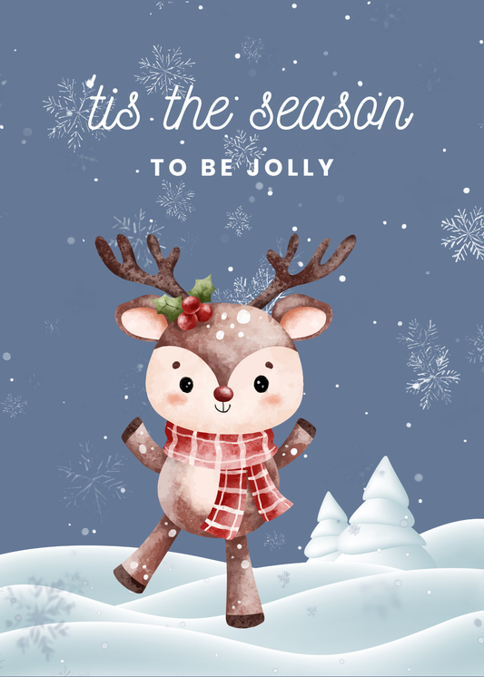 'Tis The Season To Be Jolly - Greeting Card