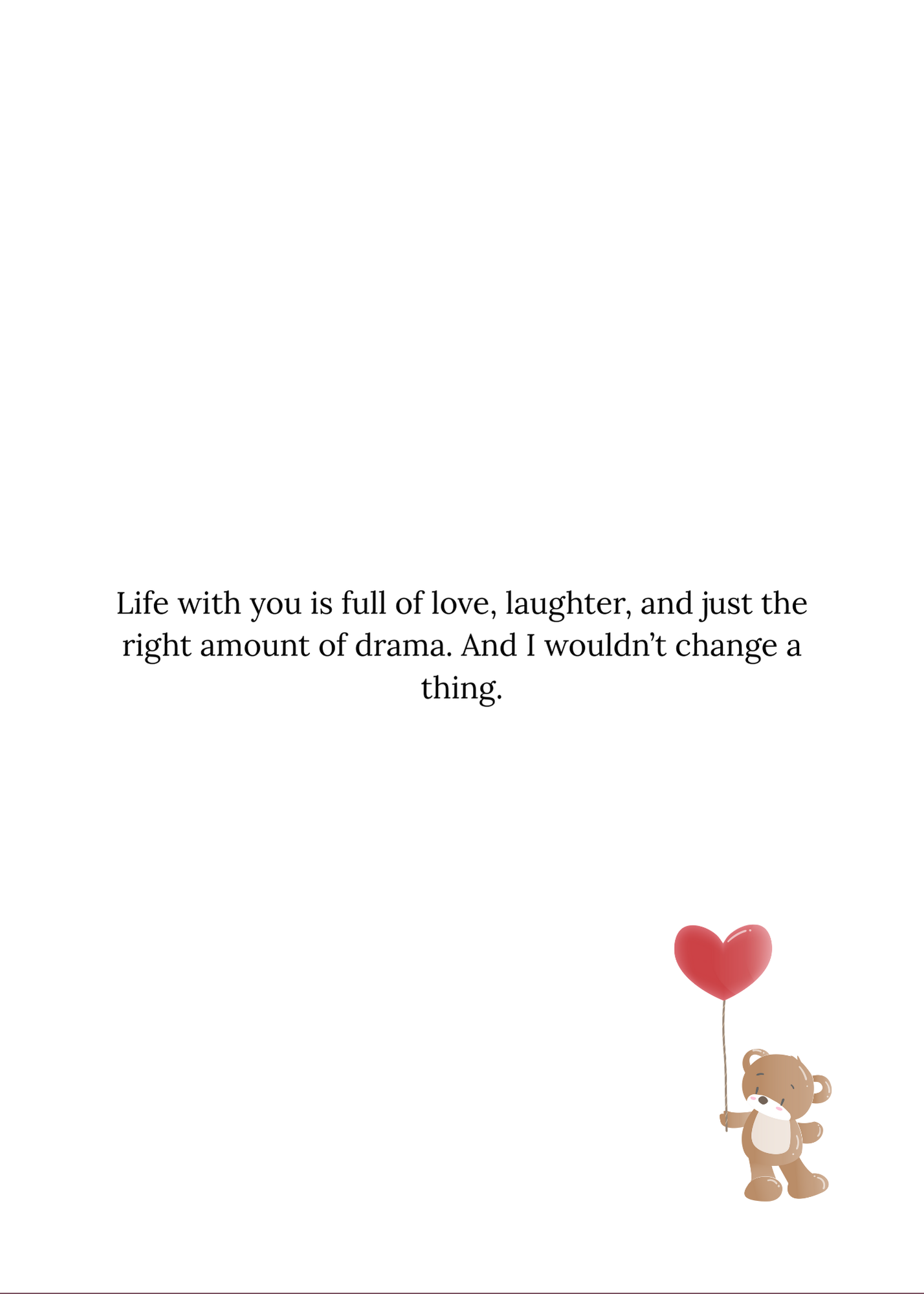 I’m Beary Dramatic – Funny Bear Greeting Card