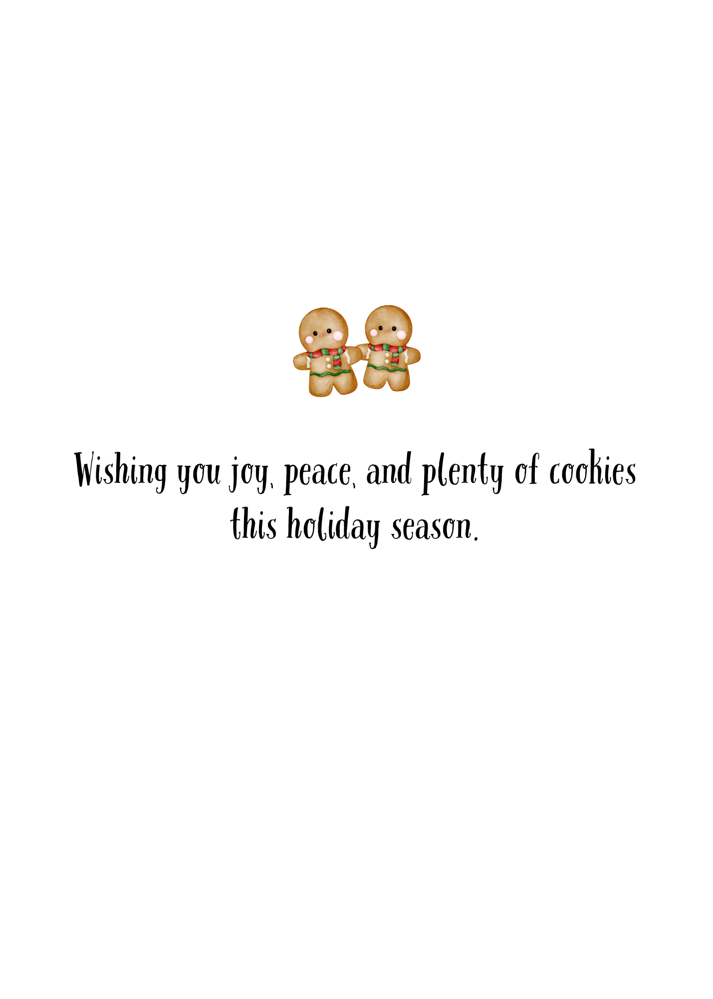 The Best Memories Are Baked Together – Christmas Greeting Card