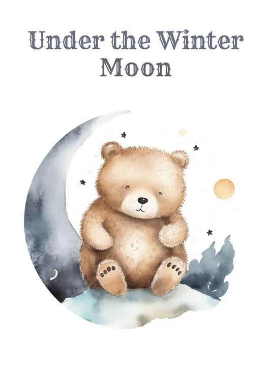 Under the Winter Moon – Greeting Card