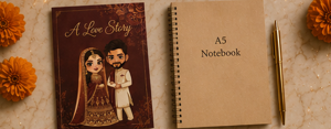 A Love Story – Desi Wedding Congratulations Card