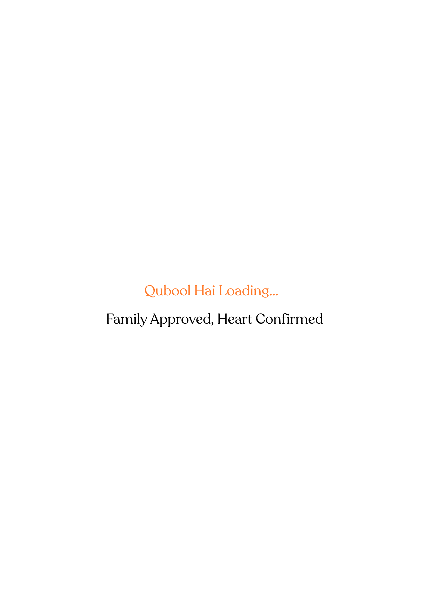 Abbu Said Yes! Engagement Greeting Card – Nikah & Wedding Celebration Card