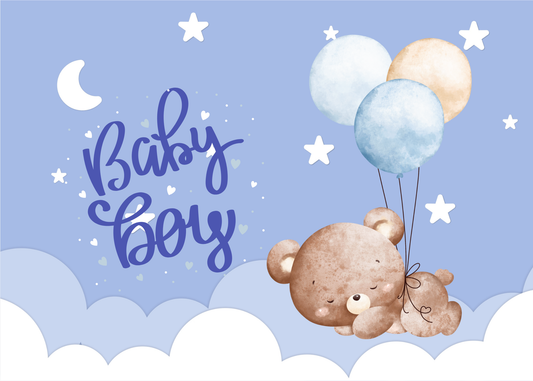 Celebrate a Sweet New Arrival – Baby Boy Greeting Card