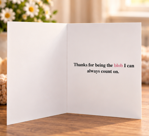 Best Blobs Forever – Cute Best Friend Greeting Card