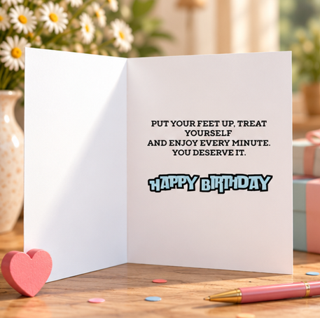 Birthday Vibes Only – Fun Birthday Card