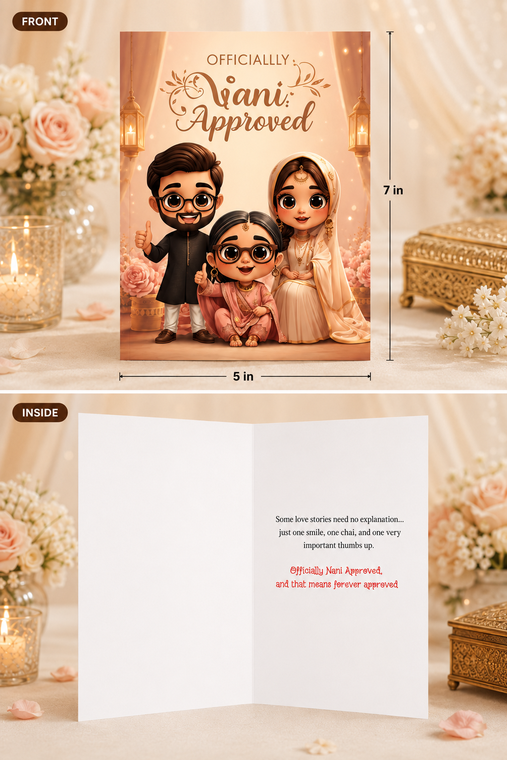 Funny Desi Wedding Card | Officially Nani Approved