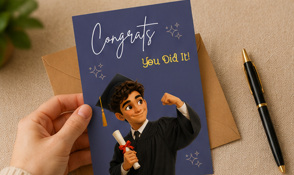 Congrats, You Did It! – Graduation Congratulations Greeting Card