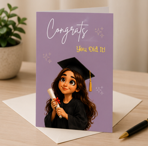Congratulations Graduate!- Graduation Celebration Card For Her
