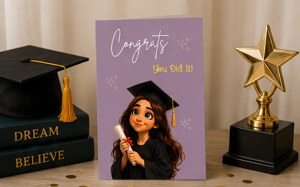 Congratulations Graduate!- Graduation Celebration Card For Her