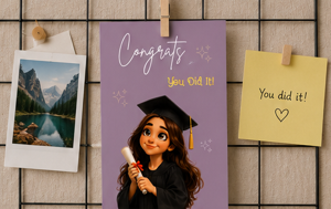 Congratulations Graduate!- Graduation Celebration Card For Her