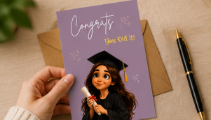 Congratulations Graduate!- Graduation Celebration Card For Her