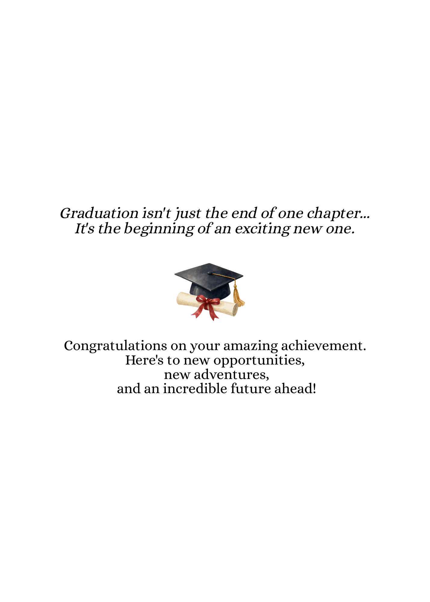 Congratulations Graduate!- Graduation Celebration Card For Her