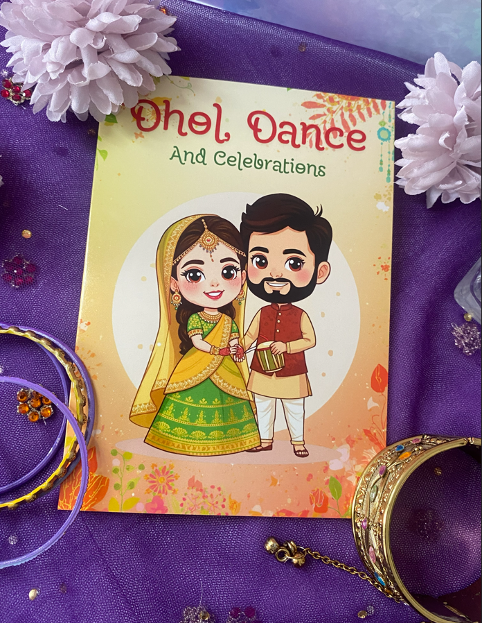 Dhol, Dance & Celebrations – Funny Desi Wedding Card