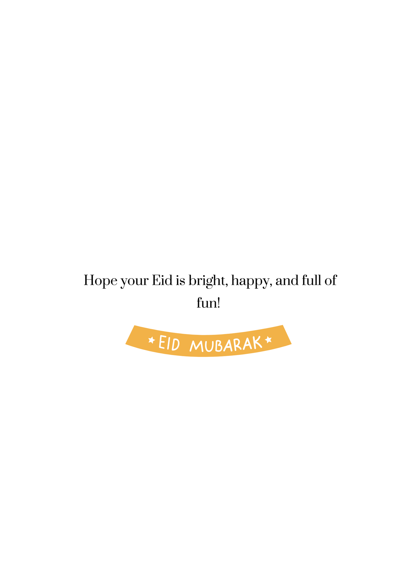 Eid Mubarak Family Greeting Card | Festive Islamic Eid Card