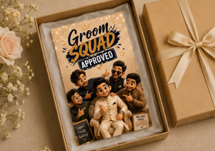 Groom Squad Approved Wedding Greeting Card
