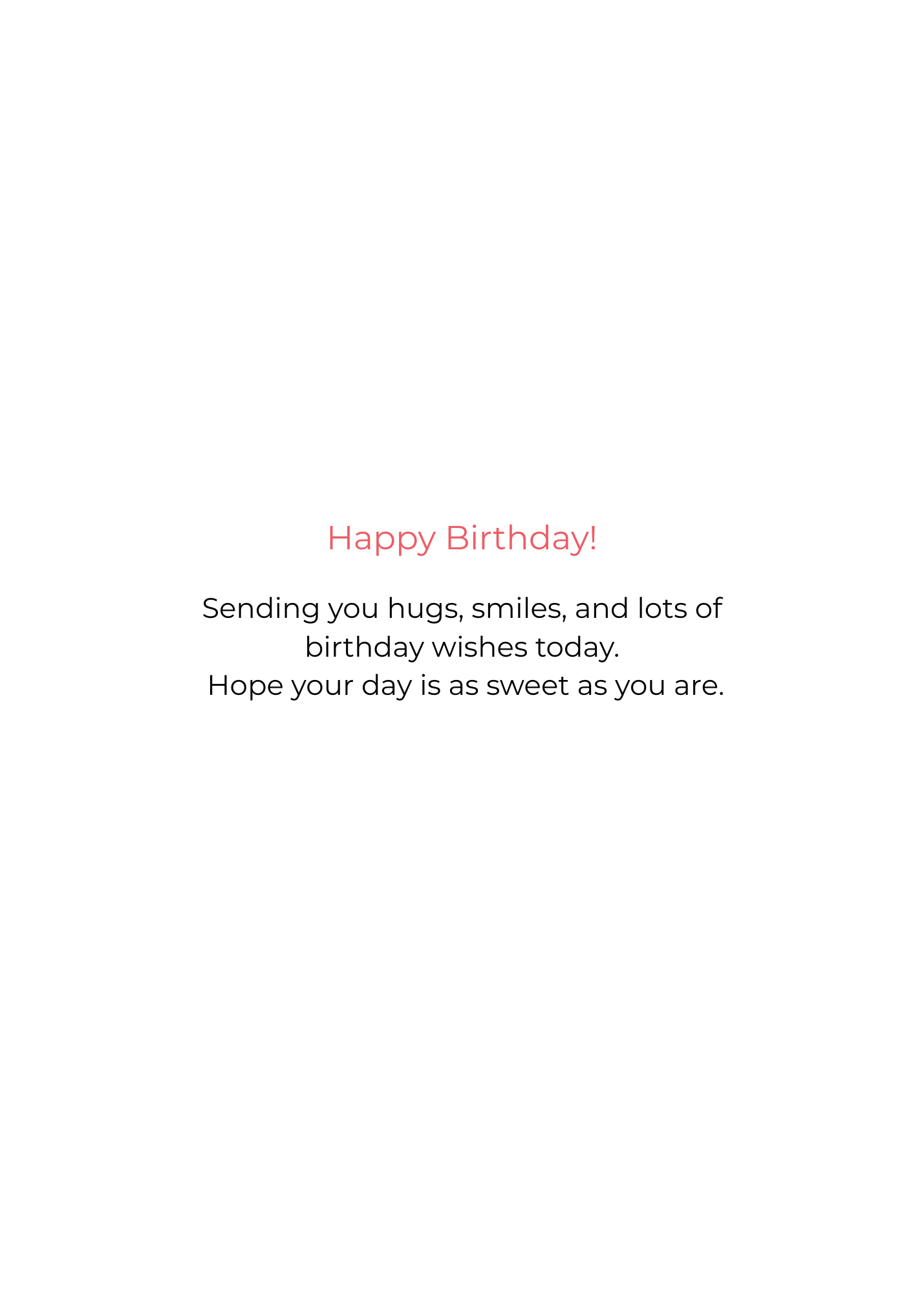 Happy Birthday Girl Greeting Card with Gift | Cute Birthday Card