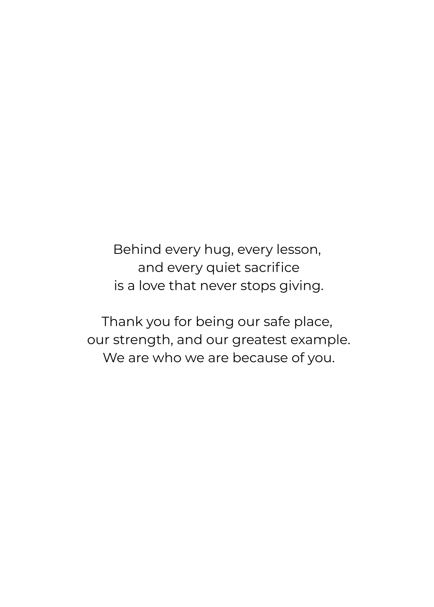 Cute Bear Mother’s Day Card – Wholesome Love