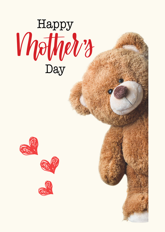 Big Bear Hug Mother’s Day Card – Sweet and Cuddly Greeting