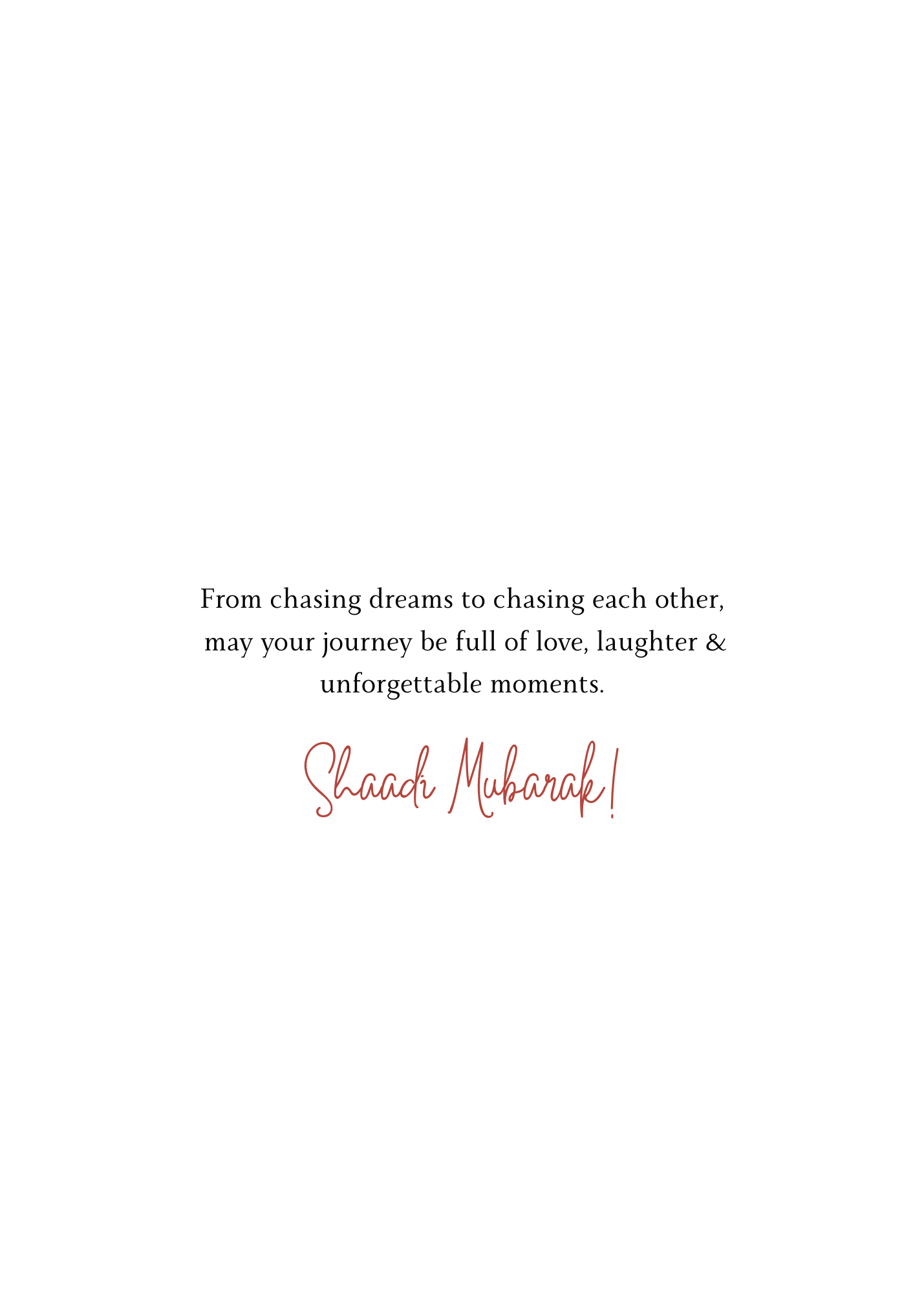 Funny Nikah Card | Nikah First Desi Wedding Greeting Card