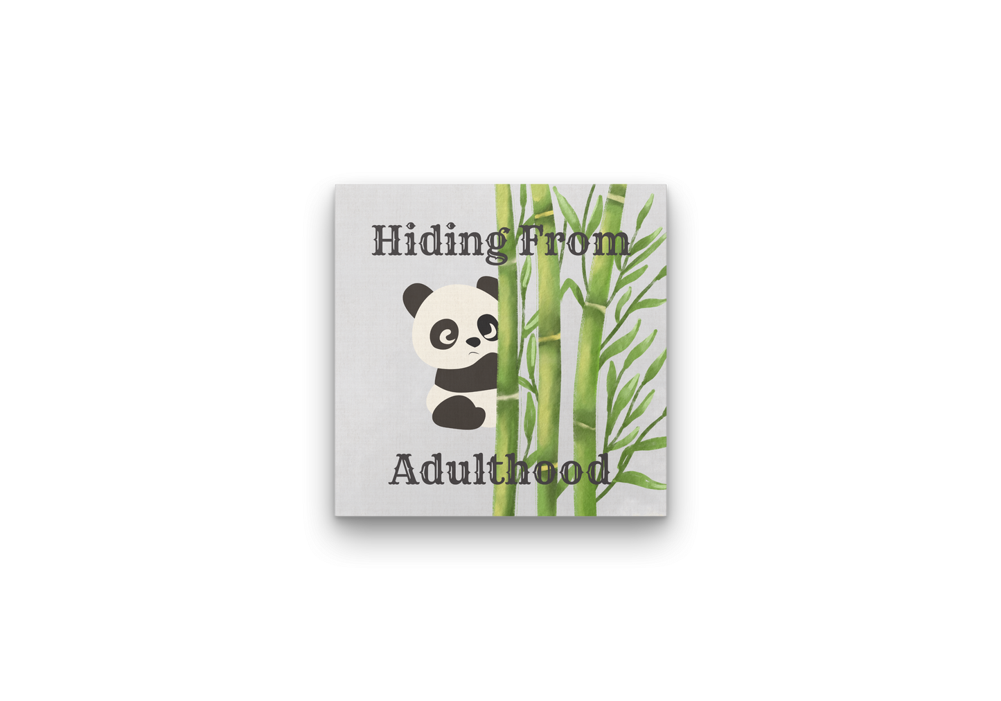 Hiding From Adulthood - Canvas Print