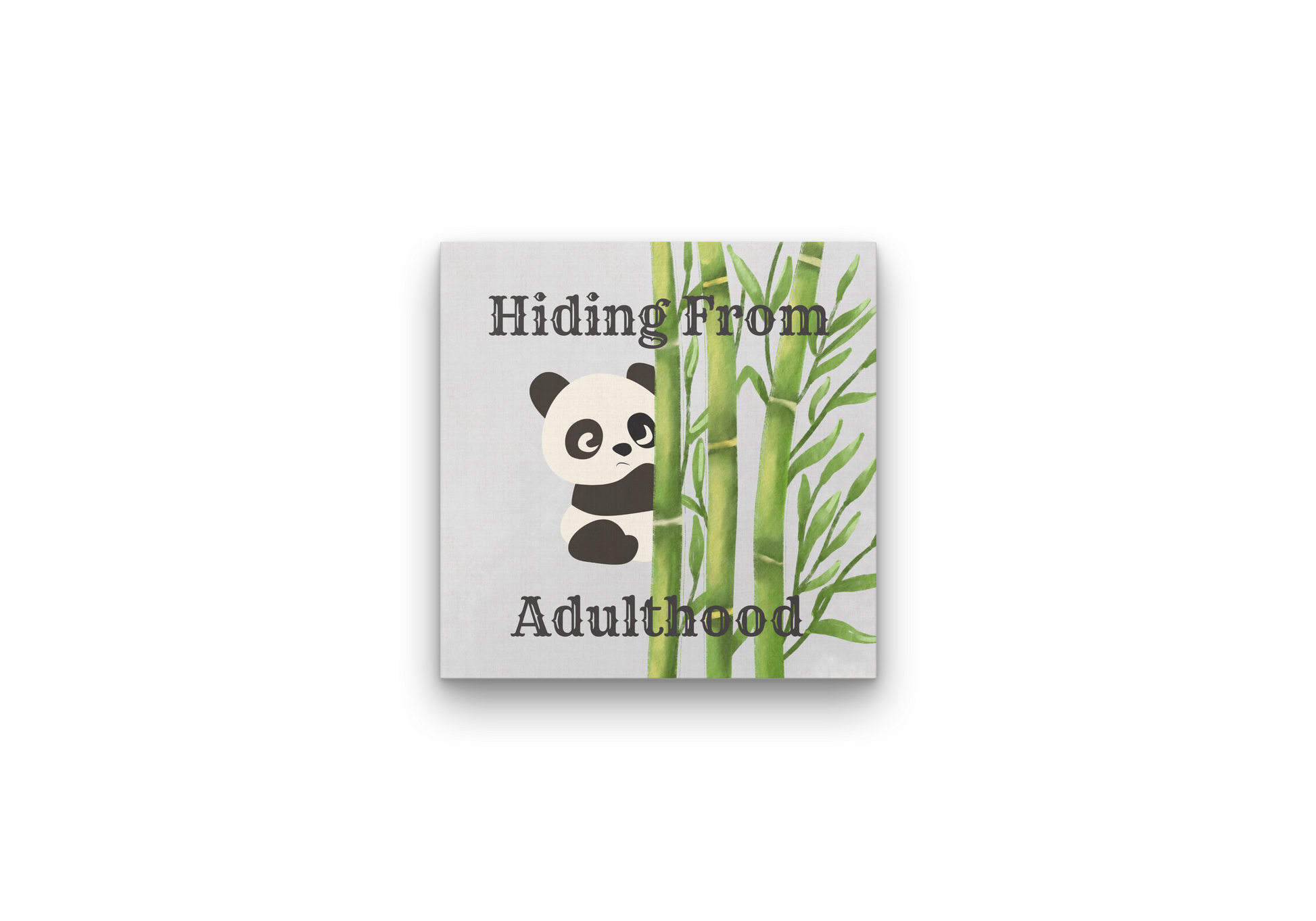 Hiding From Adulthood - Canvas Print